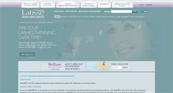 Desktop Screenshot of latisse.com