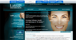 Desktop Screenshot of professional.latisse.com